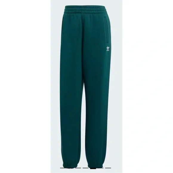 ๐โโ๏ธ๐โโ๏ธ NWT Adidas Essentials Fleece Loose Joggers in Aurora Ivy โ Size Medium - Picture 7 of 11